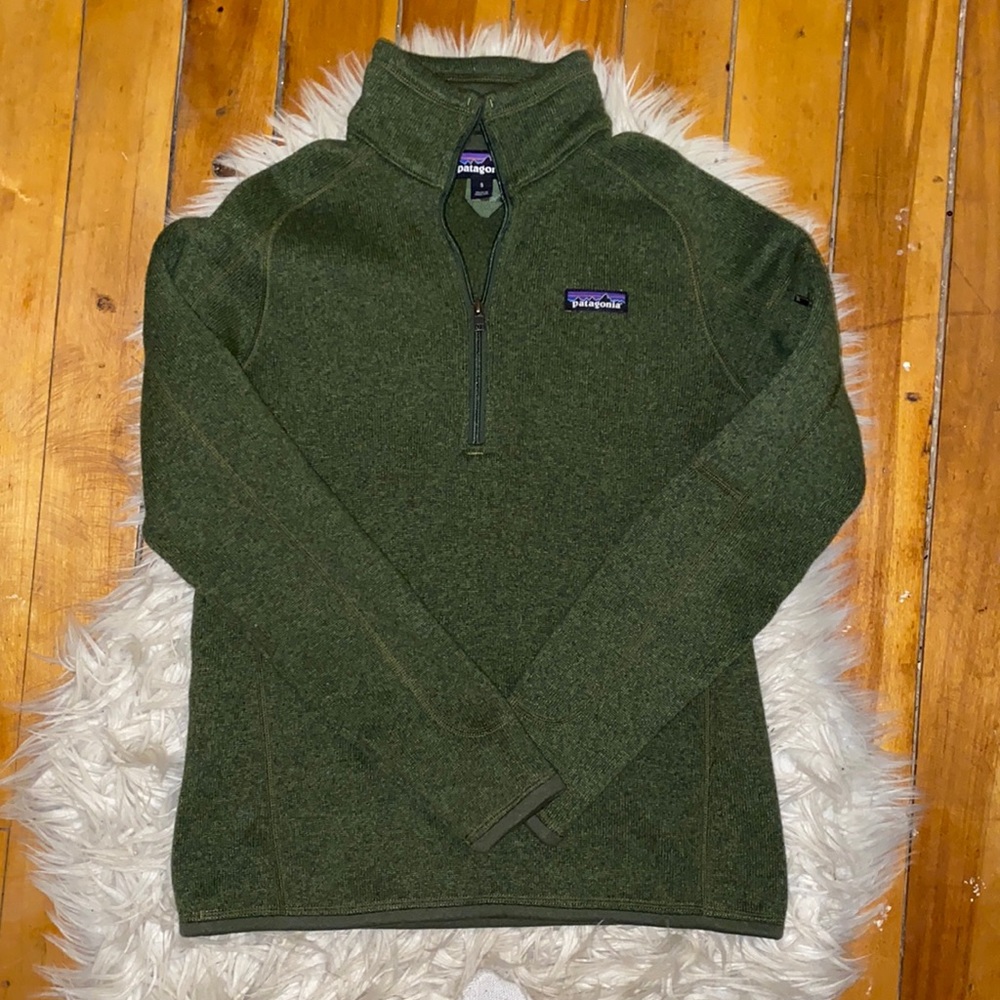 Patagonia green better sweater